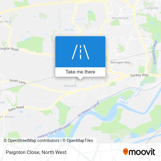 Paignton Close map