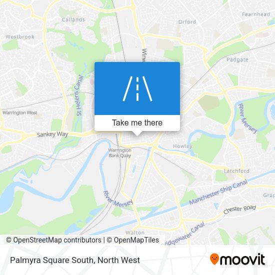 Palmyra Square South map