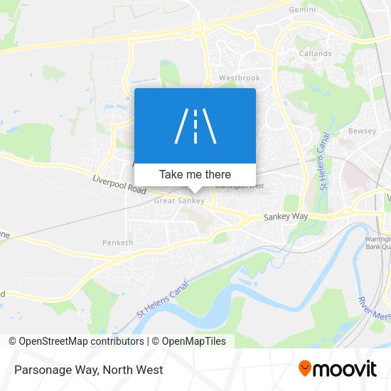 Parsonage Way map