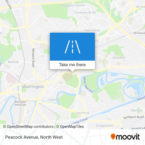 Peacock Avenue map
