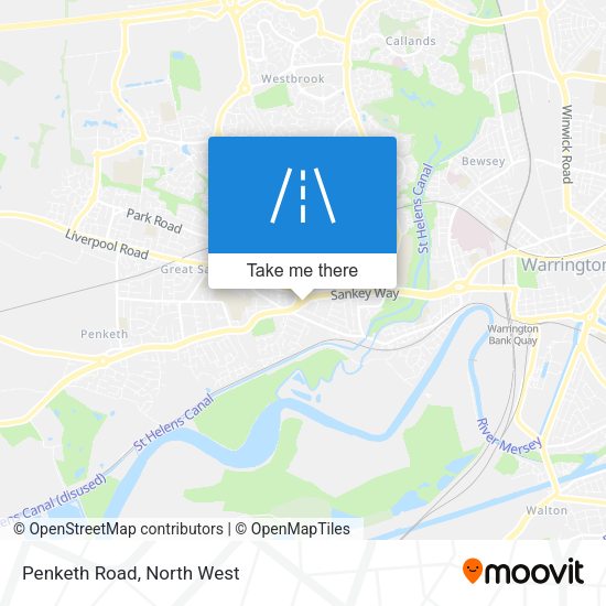 Penketh Road map