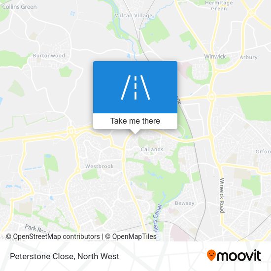 Peterstone Close map