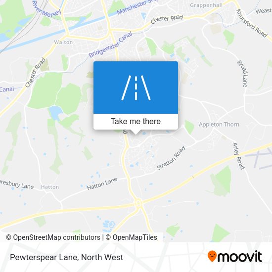 Pewterspear Lane map