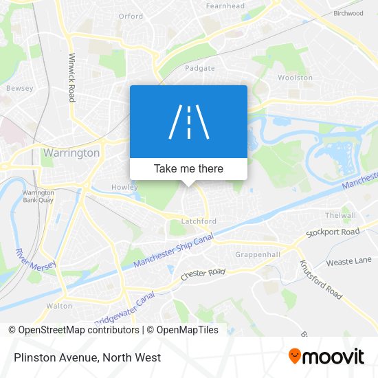 Plinston Avenue map