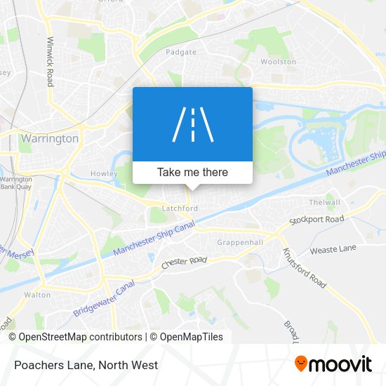 Poachers Lane map