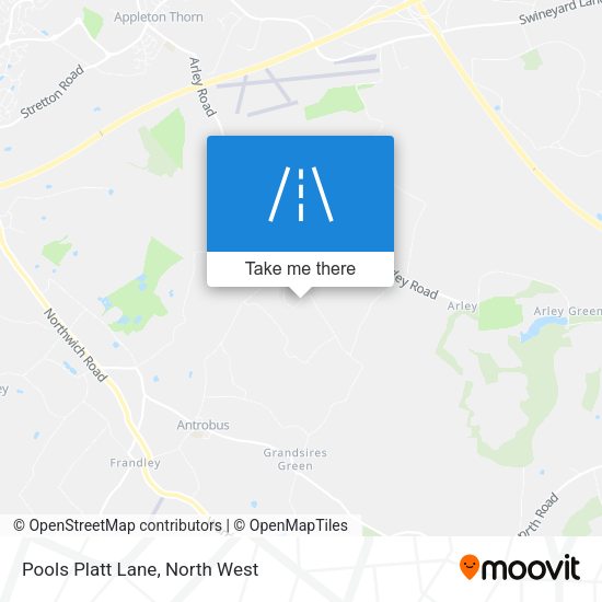 Pools Platt Lane map