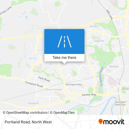 Portland Road map