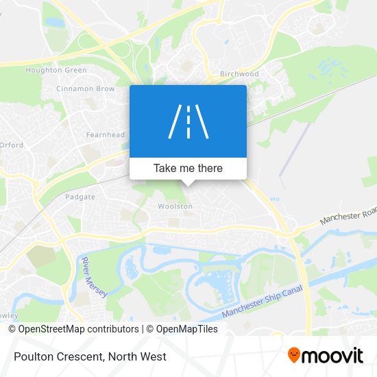Poulton Crescent map