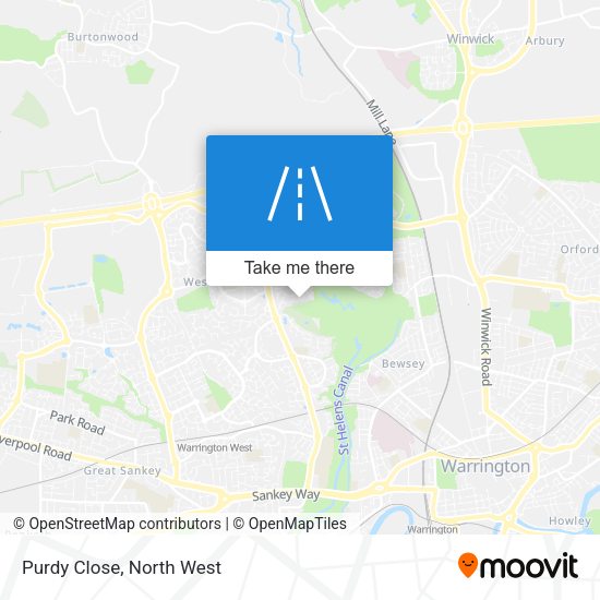 Purdy Close map