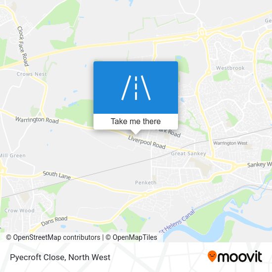 Pyecroft Close map