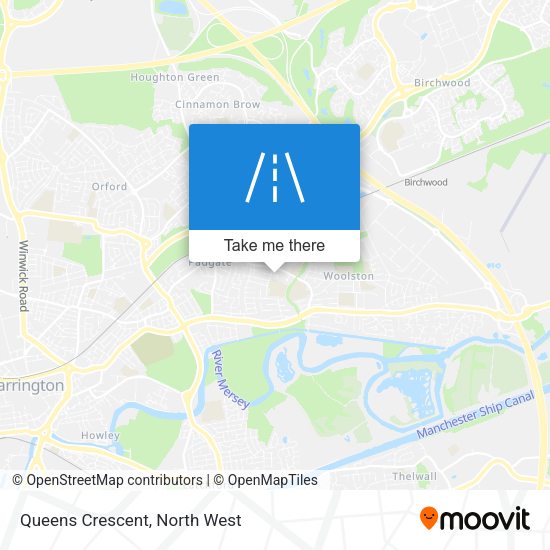 Queens Crescent map