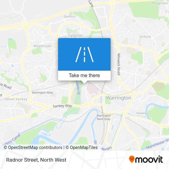 Radnor Street map