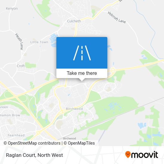 Raglan Court map