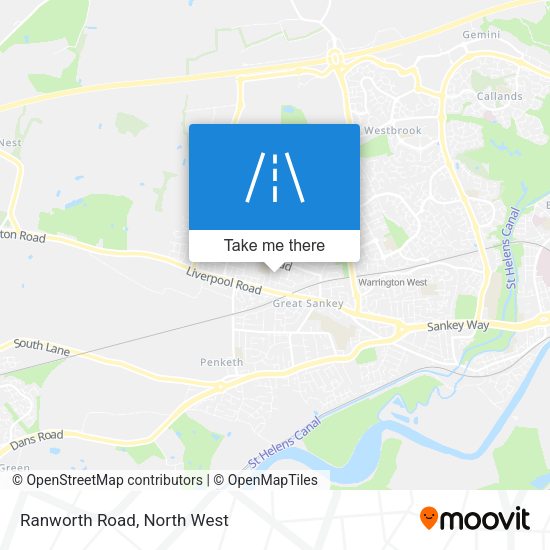 Ranworth Road map
