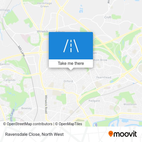 Ravensdale Close map