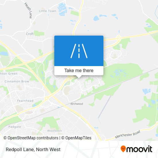 Redpoll Lane map