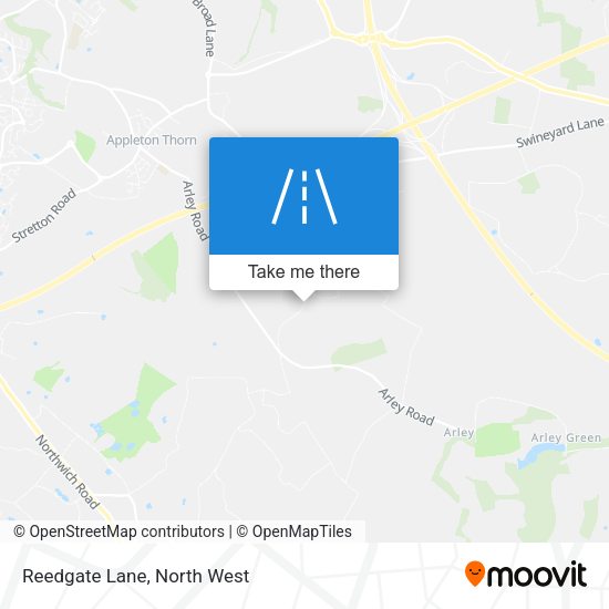 Reedgate Lane map