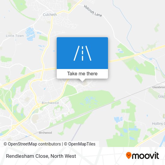Rendlesham Close map