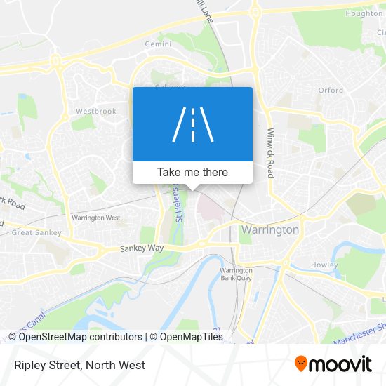 Ripley Street map