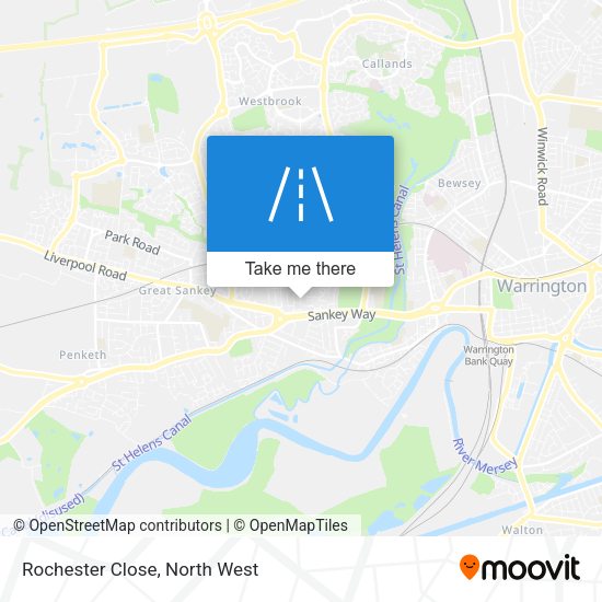 Rochester Close map