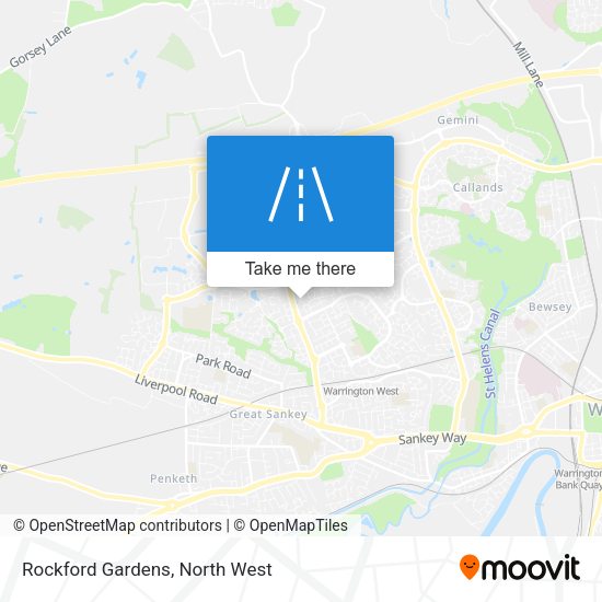 Rockford Gardens map