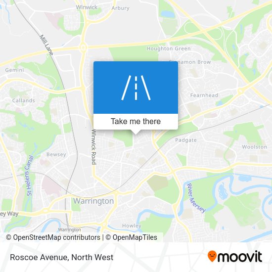 Roscoe Avenue map