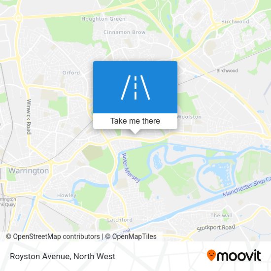 Royston Avenue map