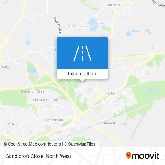 Sandicroft Close map