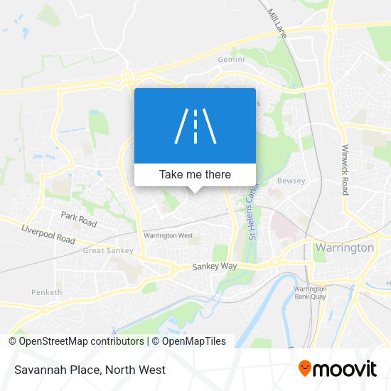 Savannah Place map