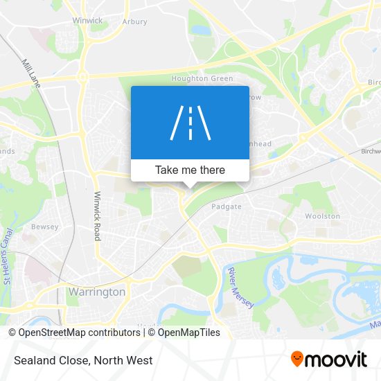 Sealand Close map