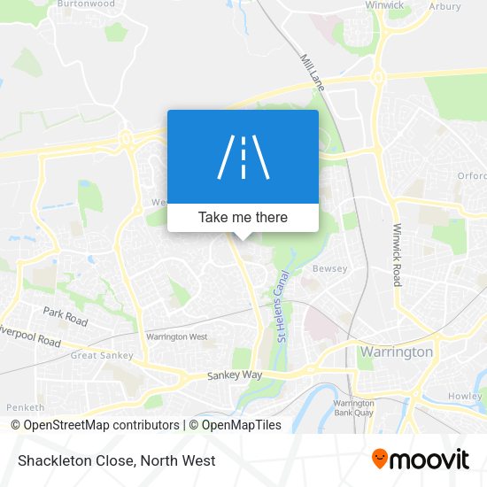 Shackleton Close map