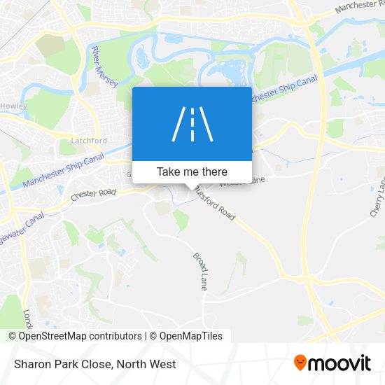 Sharon Park Close map