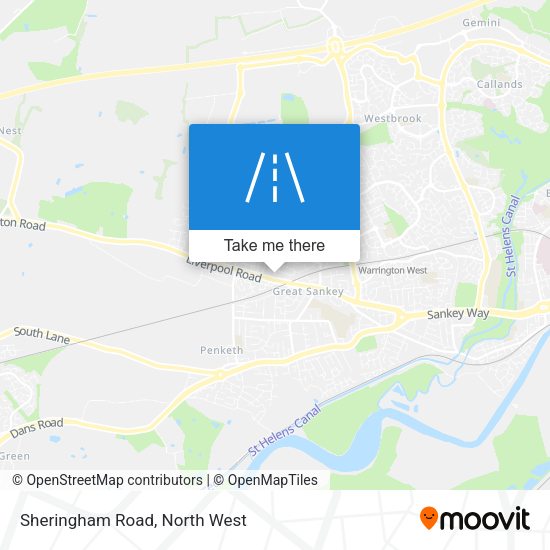 Sheringham Road map