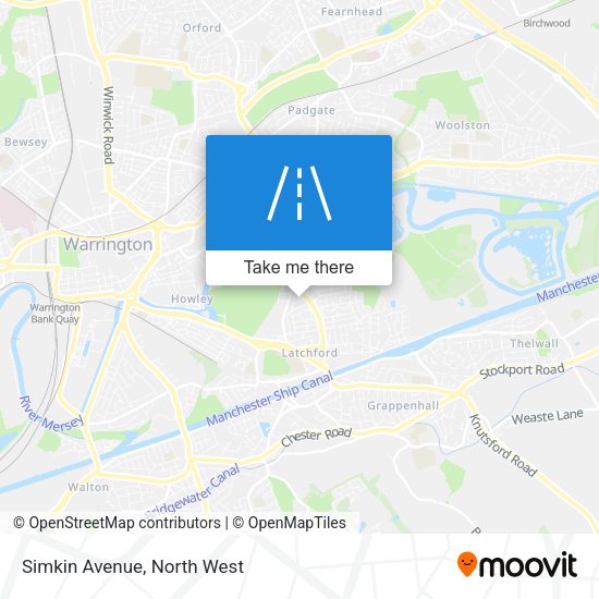 Simkin Avenue map