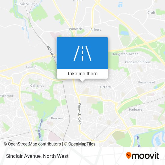 Sinclair Avenue map