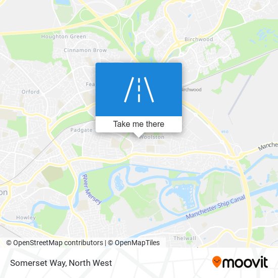 Somerset Way map