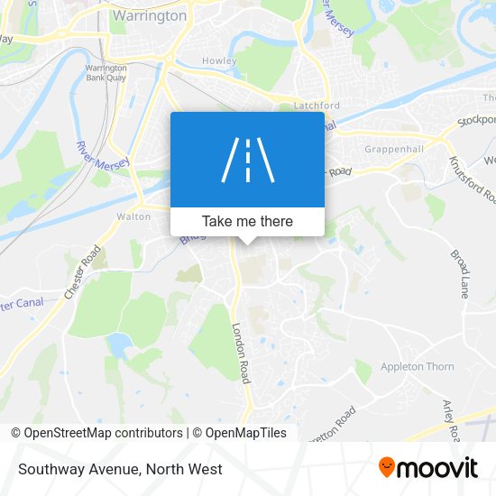 Southway Avenue map