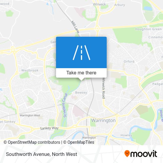 Southworth Avenue map
