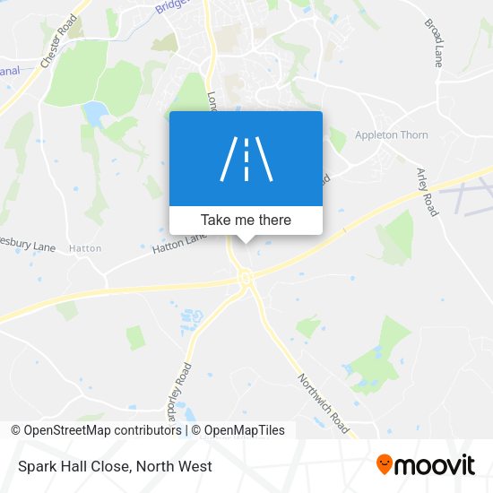 Spark Hall Close map
