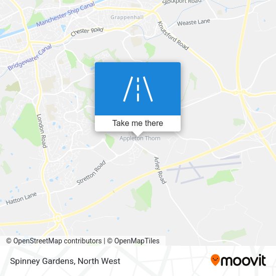 Spinney Gardens map