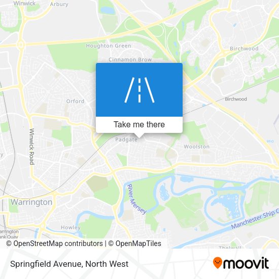 Springfield Avenue map