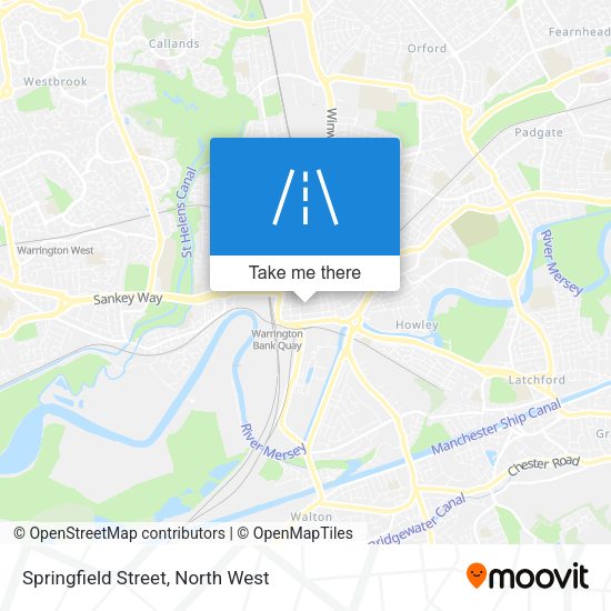 Springfield Street map