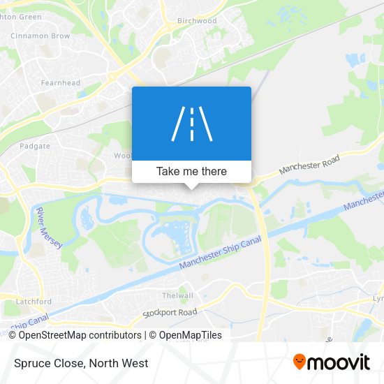 Spruce Close map