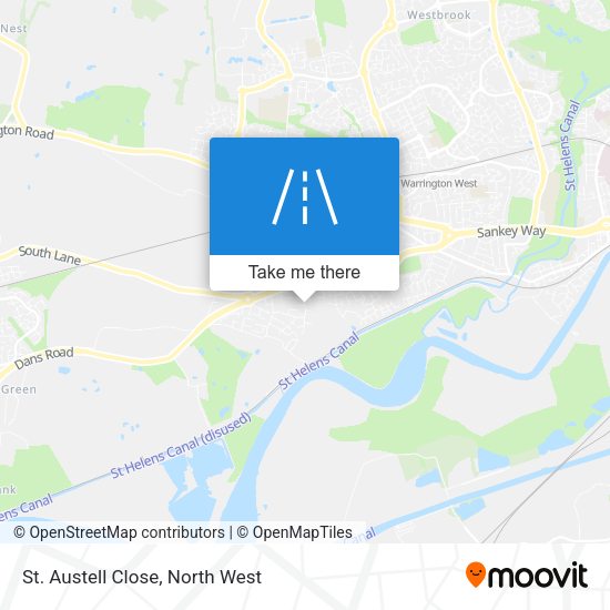 St. Austell Close map