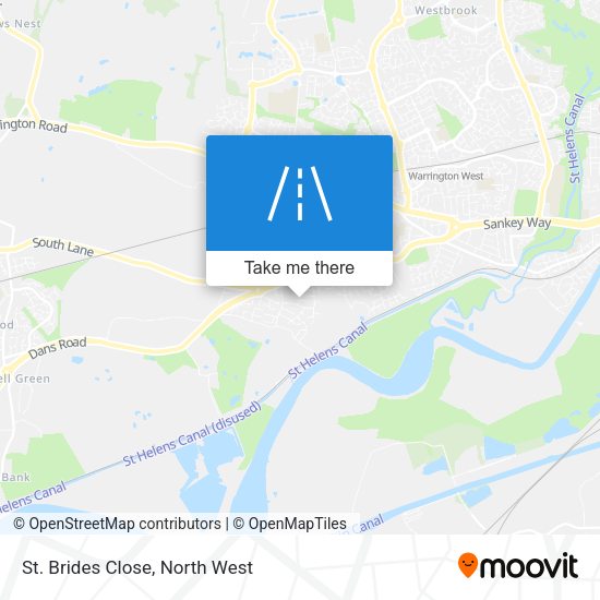 St. Brides Close map