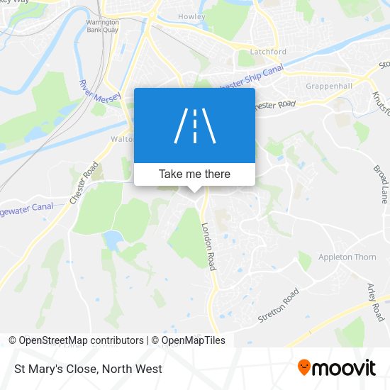 St Mary's Close map