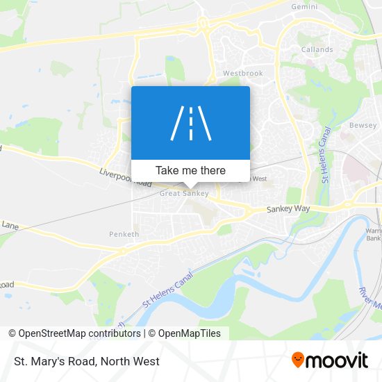 St. Mary's Road map