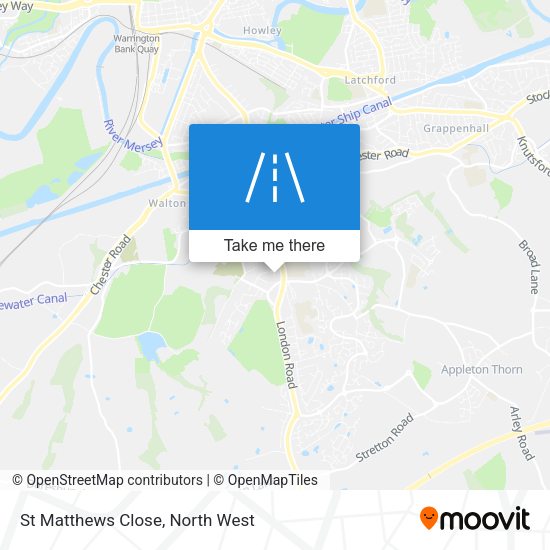 St Matthews Close map