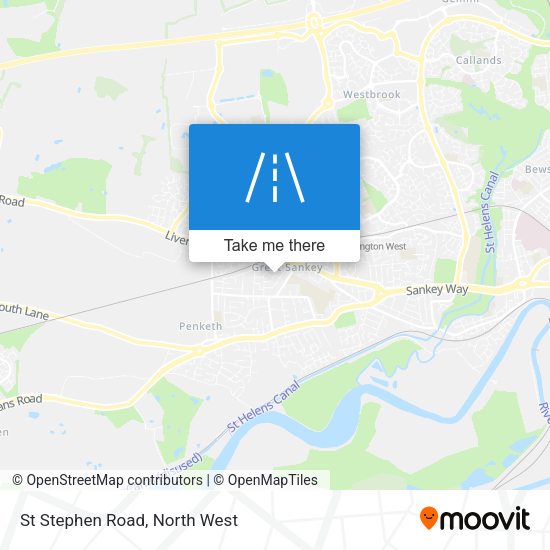 St Stephen Road map