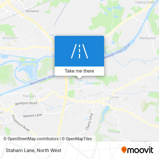 Staham Lane map